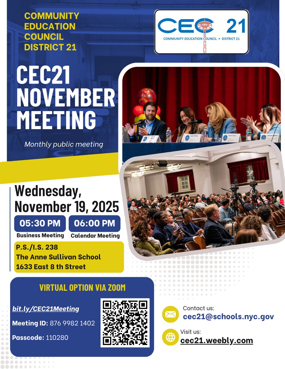 Community Education Council 21 (@cec_d21) on Twitter photo 