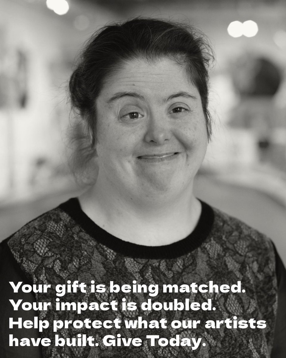 Your gift is being matched.
Your impact is doubled.
And your support ensures artists with disabilities can continue creating, exhibiting, and belonging at Art Enables. Double your impact today: buff.ly/HzPtcnn