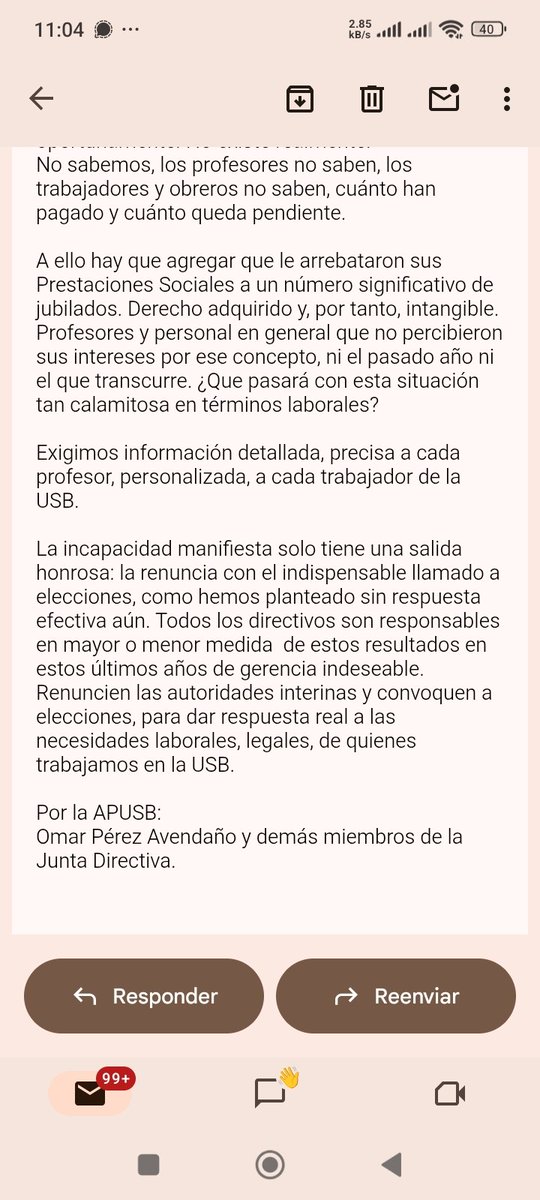 En la USB no pagan completo la miseria que deben pagar ni a todos. 

Desastre también administrativo. 

Renuncien autoridades interinas y llamen de inmediato a elecciones. 

¡Por la Autonomía Universitaria! 

¡Por autoridades electas que respondan a la comunidad de la USB!