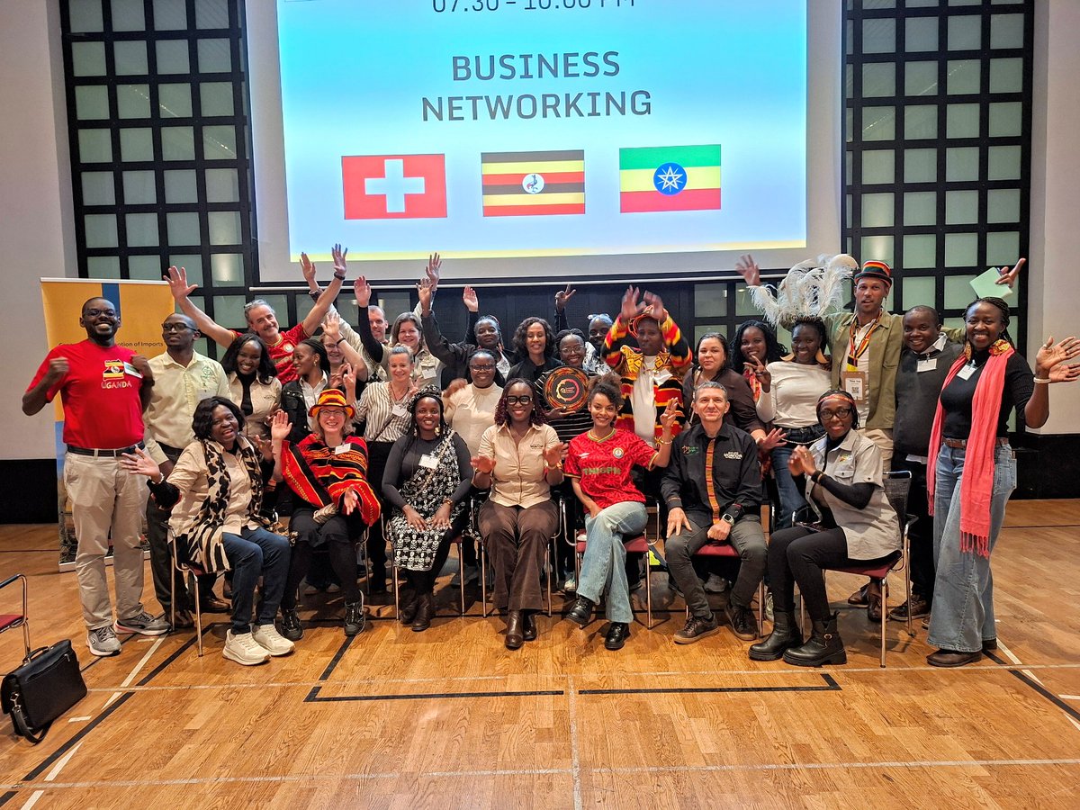 theovos's tweet photo. It's a wrap! The German-Swiss Roadshow ended in Zürich 🇨🇭 with @karatungatours.

It was an honor to represent my country #ExploreUganda 🇺🇬 and my home, #DiscoverKaramoja, especially ❤️.

I'm looking forward to welcoming travelers from UK, Switzerland and Germany soon! https://t.co/4fMCgmz4V7