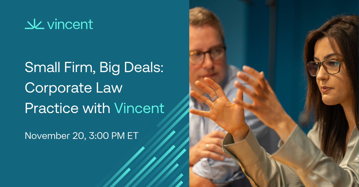 🍔 $850K restaurant deal turns complex when #VincentAI reveals hidden liabilities!

See how Ed Walters &amp; T.J. Diggins navigate the Grillty as Charged acquisition with AI-powered due diligence.

📅 Nov 20, 3PM ET - hubs.li/Q03KVdpx0