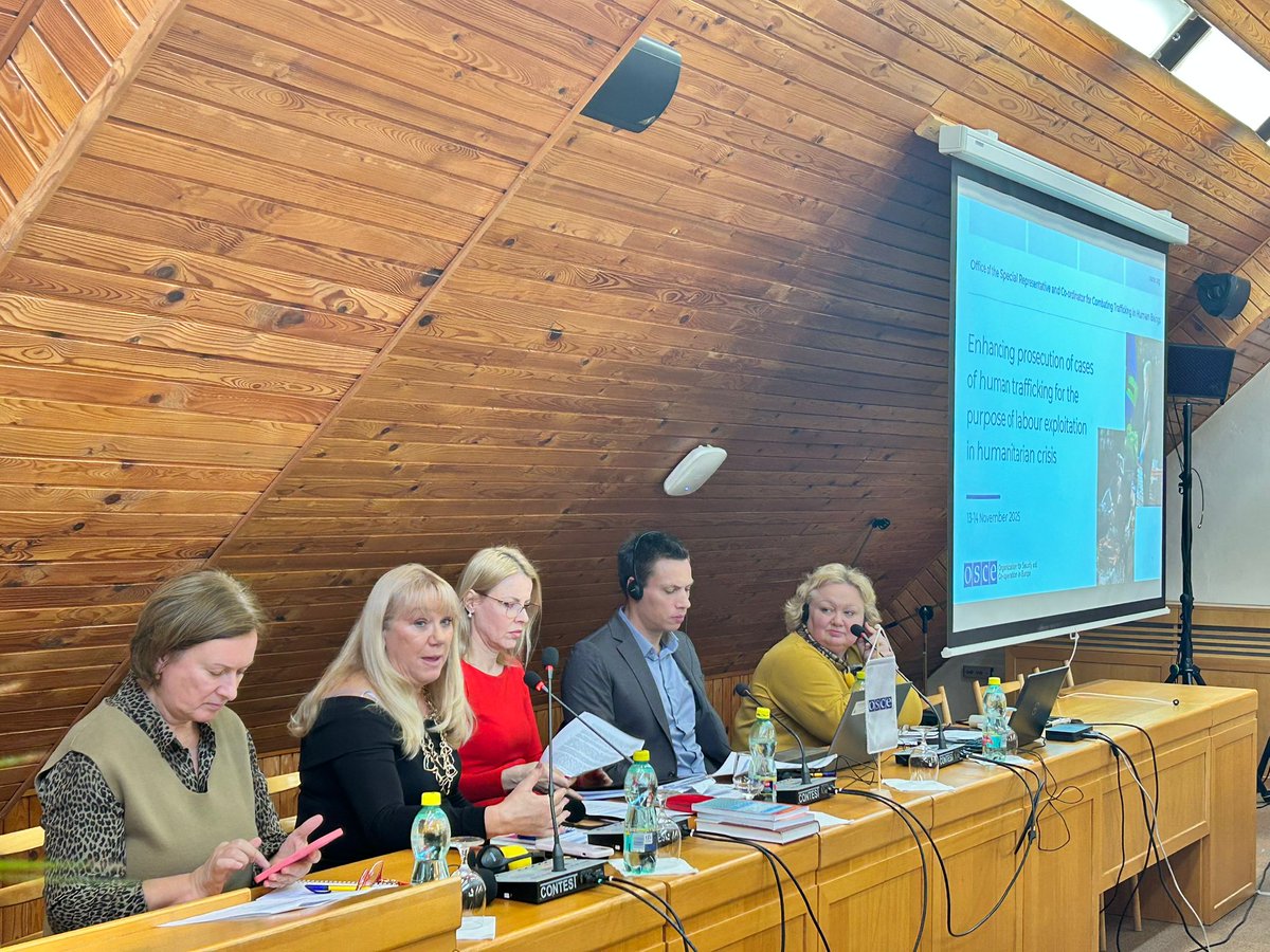 osce_cthb's tweet image. As labour #exploitation tops the stats regionally and globally, more must be done to prosecute human traffickers. 

🙏Prosecutor General&apos;s Office of the 🇸🇰Slovak Republic for inviting us to train prosecutors and share good practices at national level &amp;amp; across the @OSCE region.