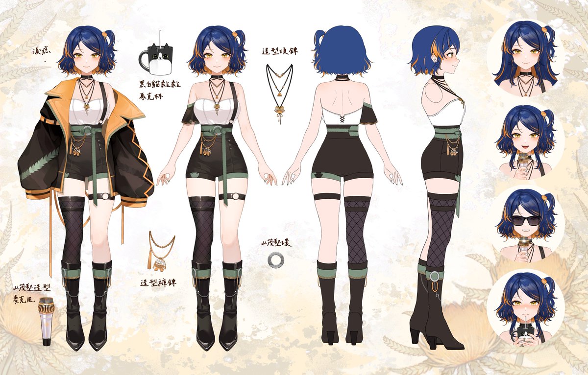𓊈❊毬呢新衣裝三視圖❊𓊉

謝謝大家今天來毬呢新衣裝發表派對！太感動了QQ～～希望大家看得開心，也再次感謝我的伊登馬麻 <a href="/itsedenfox/">伊登狐狸</a> 及蛙返把拔<a href="/wanghao_art/">蛙返</a>，讓我閃閃動人🧡✨

#newoutfitreveal #新衣装お披露目
