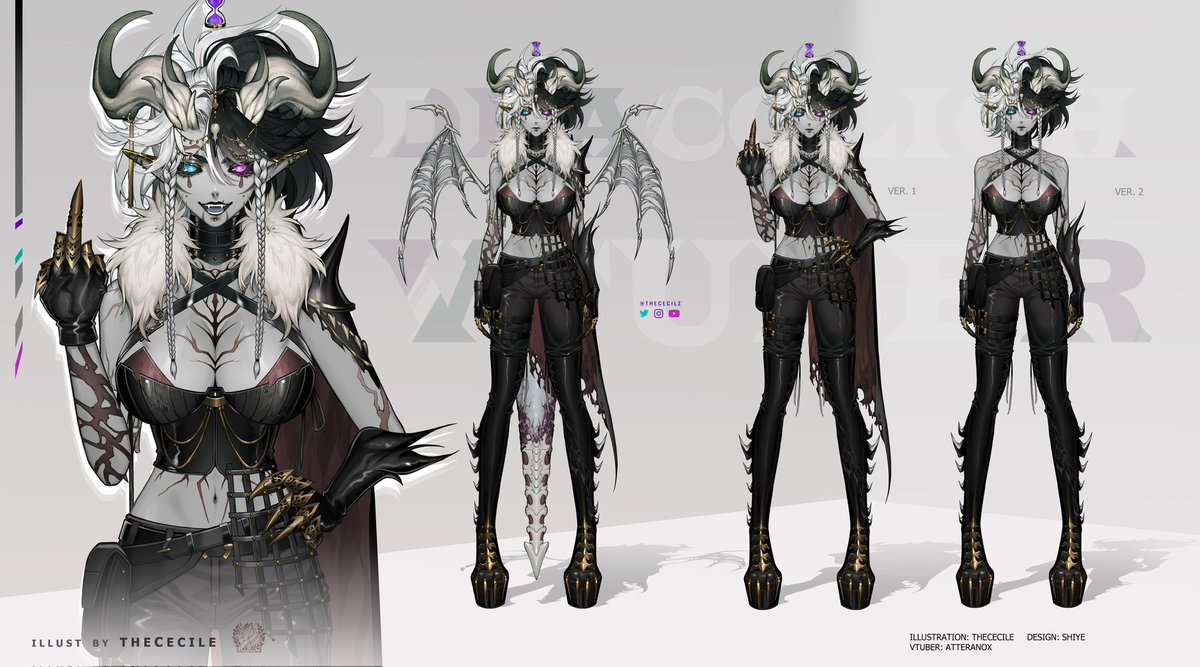 AtteraNox's tweet image. Vtubers post model trend? Yippee 🤍