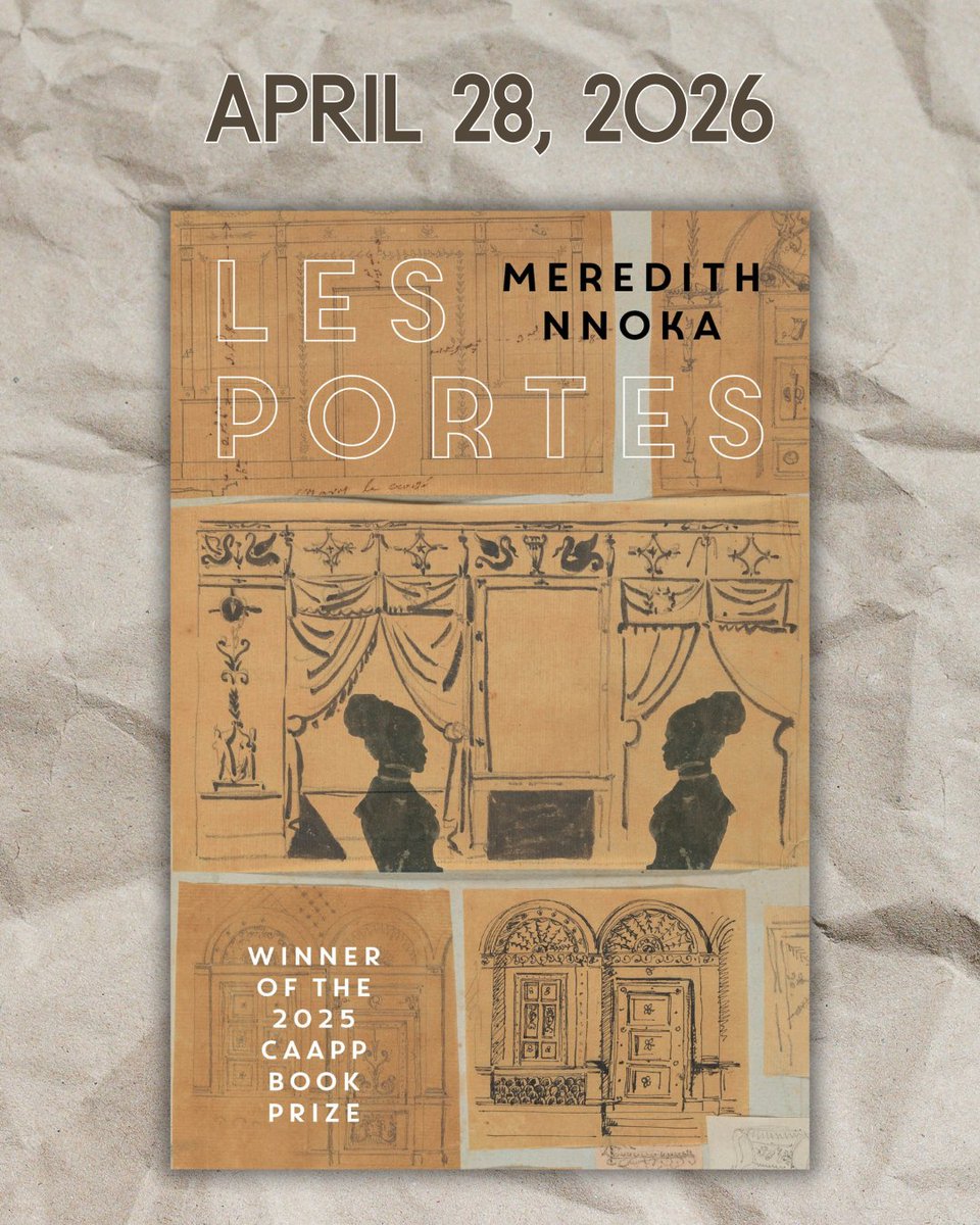 We’re thrilled to share the cover of LES PORTES by Meredith Nnoka, winner of the 2025 CAAPP Book Prize (<a href="/CAAPPoetics/">Center for African American Poetry and Poetics</a>)!

In her debut collection, Nnoka traces how harm against women and femmes takes root, recurs, and reshapes itself across generations.
‌