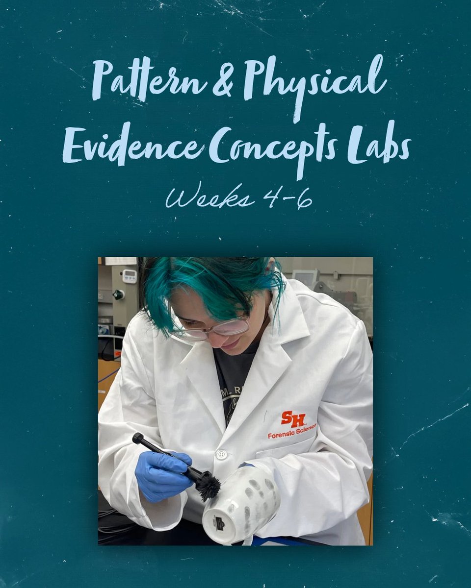SHSUForensicSci's tweet photo. More from our pattern lab. #shsuforensics #forensicscience https://t.co/C91acIRRUr