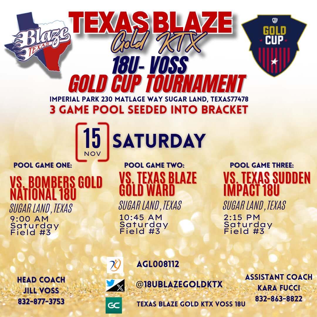 LaylaYslas2026's tweet photo. Schedule for Saturday in Sugarland!
@18UBlazeGoldKtx @TheCoachColwell @tamut_softball @froknows9 @USTCeltsSB @CoachVLB @pvamusoftball @ACRunnersSB @AngeloStateSB https://t.co/o2Vc0HcNEo