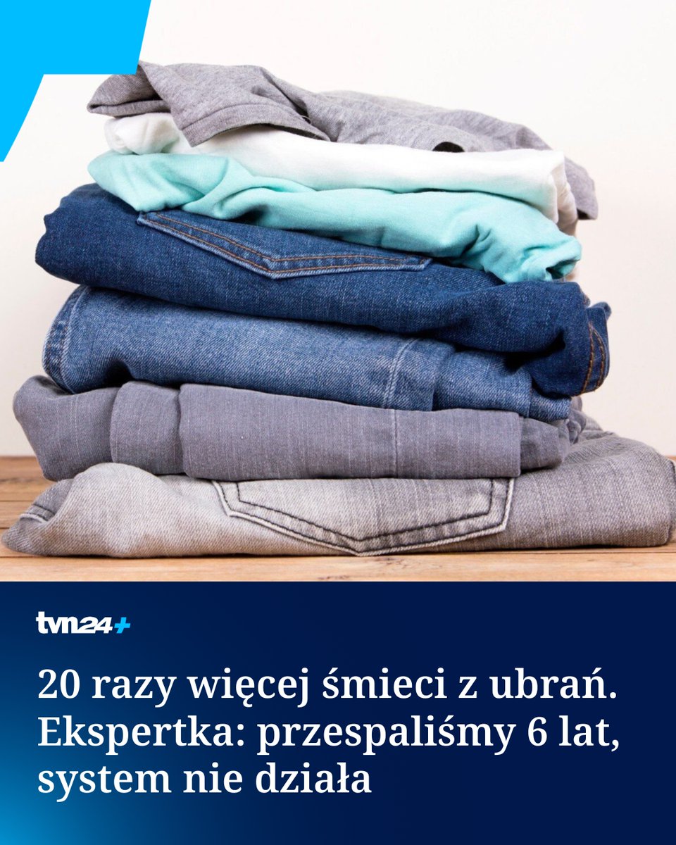 Problem z recyklingiem ubrań zaczyna się od tego, że kupujemy za dużo ubrań fatalnej jakości - mówi specjalistka z zakresu ochrony środowiska i gospodarki odpadami Hanna Marliere.

ZOBACZ "Podcast o końcu świata" <a href="/MagdaLucyan/">Magda Łucyan</a> w TVN24+ ⤵️
tvn24.pl/plus/podcasty/…