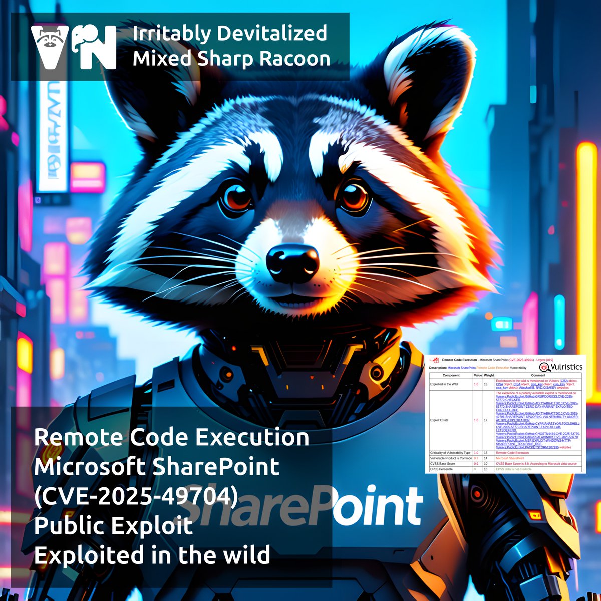 leonov_av's tweet image. 🔎 ToolShell&apos;s original SharePoint RCE (CVE-2025-49704): demoed at Pwn2Own; PoCs on GitHub; observed exploited in the wild since July 7. #Microsoft #ToolShell #SharePoint
➡️ t.me/avleonovcom/16…