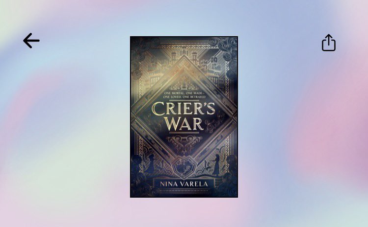 evenstellar's tweet image. cr: crier’s war by nina varela (to lessen the risk of me being unalived by a friend because i haven’t read this yet)