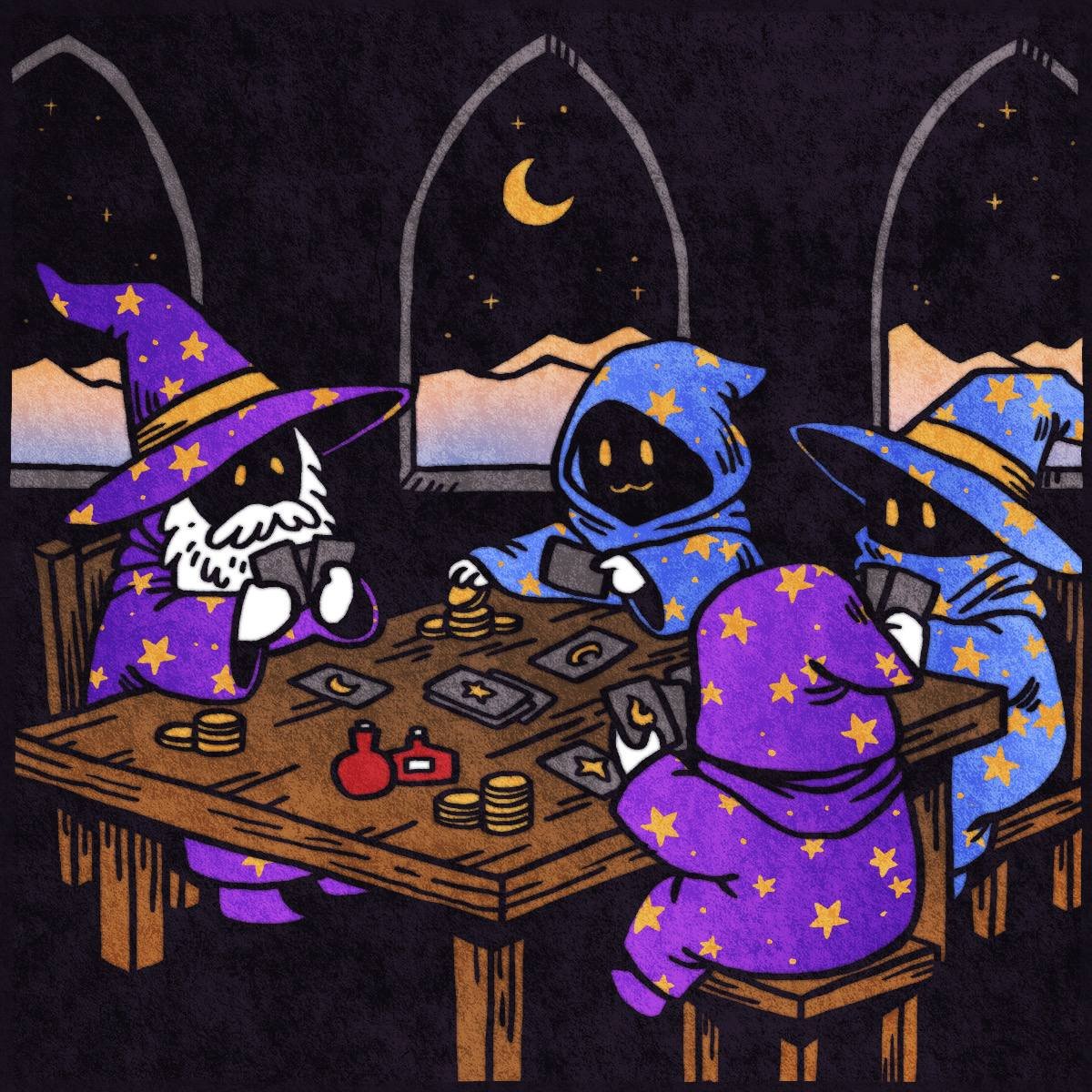 MysticDaoSol's tweet image. Mystic Minigames - Cardflip

Playing “The Tower” card gives you the choice to play Cardflip 🃏

In this Mystic minigame, you can choose to wager part of your stake… Pick one out of 3 cards, where two result in a loss, and the other in a ~3x win!