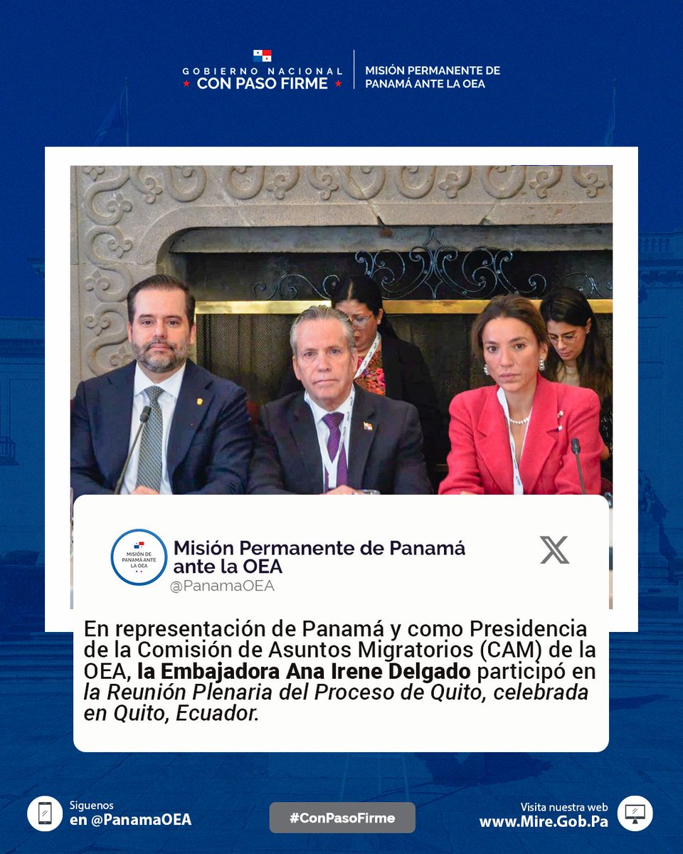 Misión Permanente de Panamá ante la OEA tweet media