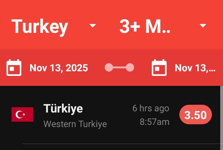 vadedilen's tweet photo. 2 gün önce bu analizi yapmıştım ve Tekirdağ-Balıkesir hattındaki tektonik hareketlilikte artış olacağını ve bu bölgenin yakın gelecekte M3.5 şiddetinde bir #deprem yapacağını öngörmüştüm.
Haklı çıktım
 Marmara Denizi'ne doğru yönelen bu enerji bölgedeki fay hatlarında birikiyor https://t.co/CSu33jCIHI