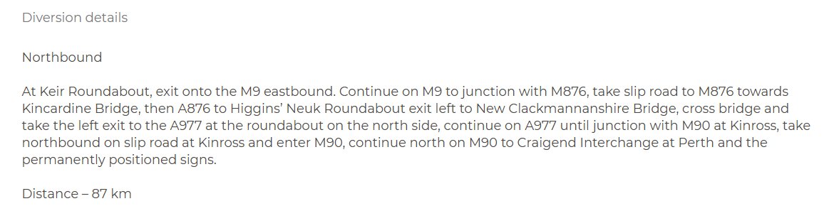 Traffic Scotland tweet media