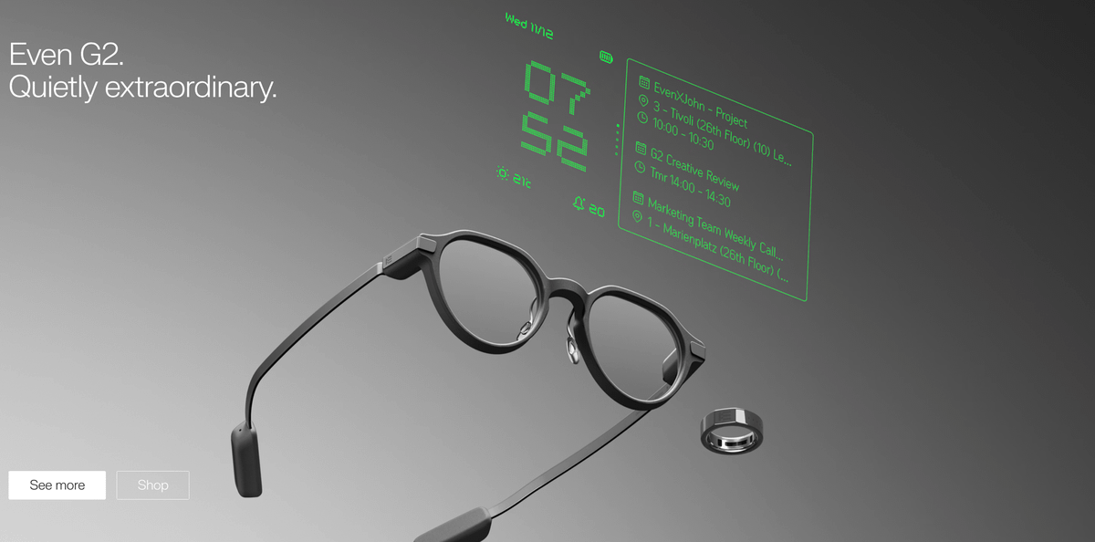 ahuja_priyank's tweet photo. I just tried the Even G2 glasses — and it’s the first time I’ve felt like my AI was actually present with me.

Not on my phone.Not in my ear.

Literally in my line of sight. 👀

This is @EvenRealities showing what the future of wearable intelligence looks like. ↓ https://t.co/TyaKuOfNEK