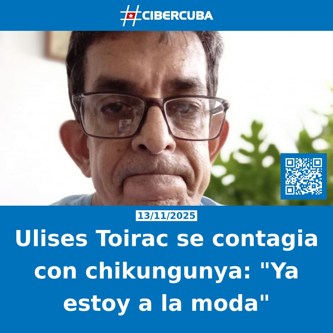 Ulises Toirac se contagia con chikungunya: "Ya estoy a la moda"

Leer más: shrlnk.org/noticias/2025-…
