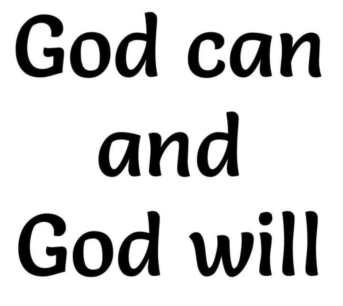 He will