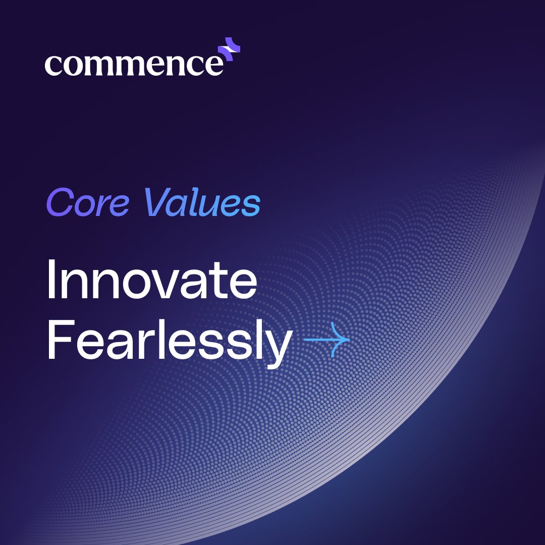 Commence_AI's tweet image. Innovate Fearlessly. ⚡

Bold ideas move healthcare forward. At Commence, we challenge convention to build clarity where healthcare needs it most. 💜

See how we innovate fearlessly: commence.ai/who-we-are/cul…

#wearecommence #corevalues #greaterdatagreatergood