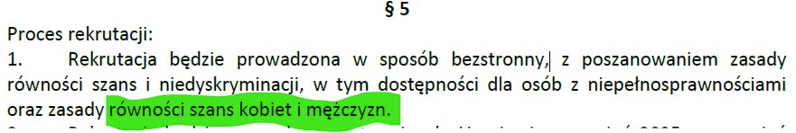 5 punktów za bycie dziewczynką.

Otrzymaliśmy dzisiaj od Was informację o jednym z samorządów w Polsce południowej, która ma program edukacyjny dla dzieci. Za bycie dziewczynką można dostać +5 pkt. - choć program dotyczy edukacji ogólnej (w tym językowej), a dziewczynki na