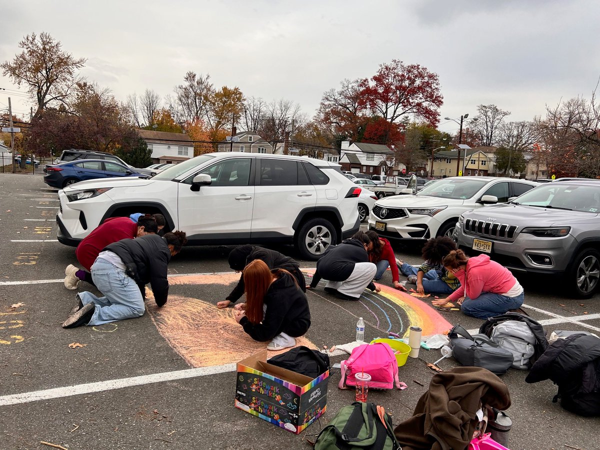 Art Honor Society’s  Teacher of the Month is Ms. Horan! Her parking spot is decked out in celebration of the countless ways she supports, mentors, and motivates students every day. Her dedication turns classrooms into creative havens and helps students discover their voices.
