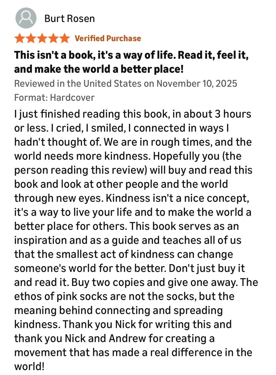nickisnpdx's tweet image. the book is out! 📖💖PINKSOCKS: How a Pair of Socks Became a Symbol of Love and Connection is now available!

get ur copy today! ➡️ amazon.com/PINKSOCKS-Sock…

#pinksocks #worldkindnessday 

🌍💖🤗✨