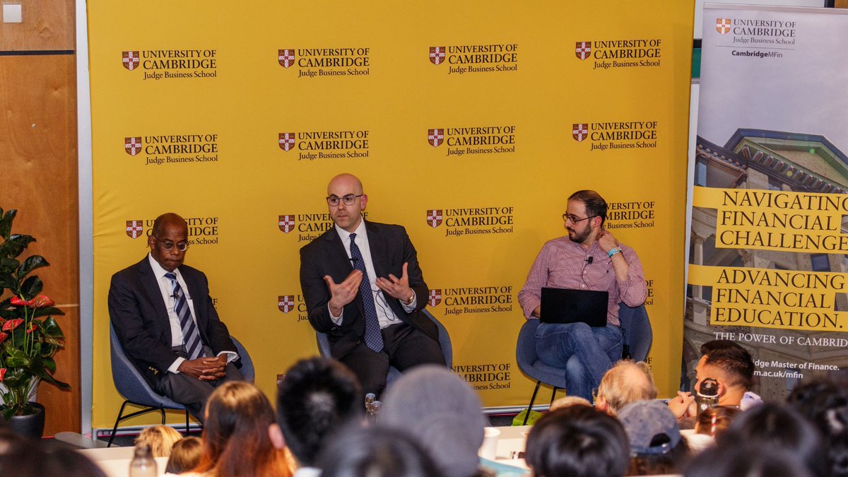 We were thrilled to host a fireside chat at <a href="/CambridgeJBS/">Cambridge Judge</a> with Governor Stephen Miran (US Federal Reserve) &amp; Roger W. Ferguson, Jr. (former Vice Chairman, US Federal Reserve), moderated by Prof. Kamiar Mohaddes. Insightful discussions on global monetary policy!