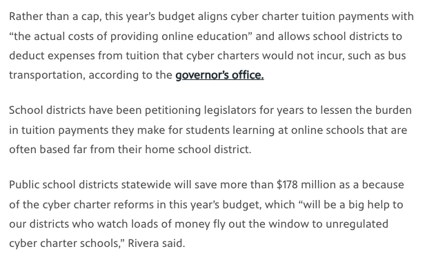 Schools in Lancaster County to receive $21.8M increase in school funding — and school districts ACROSS the Commonwealth will save more than $178 million because of charter school reforms.

READ MORE ⬇️⬇️⬇️
witf.org/2025/11/13/sch……
