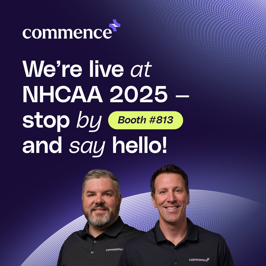 Commence_AI's tweet image. Day 2 at #NHCAA!

Fraud detection meets real-time defense. 🤝

Visit booth #813 to see how AI and clinical insight deliver greater data for the greater good.