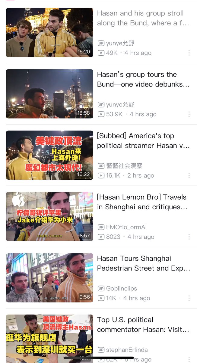 bilibili uploaders are WORKING