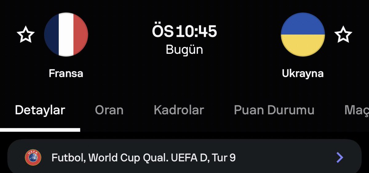 Fransa  - Ukrayna 🎯

Maç 3.5 Üst Olursa  20 Kişiye 10000₺ Verelim  Rt Fav Takip Yeterli 💰

Kanal davet linkimiz 👉 t.me/Pablolivebets

#uefa #france #Ukraine️
