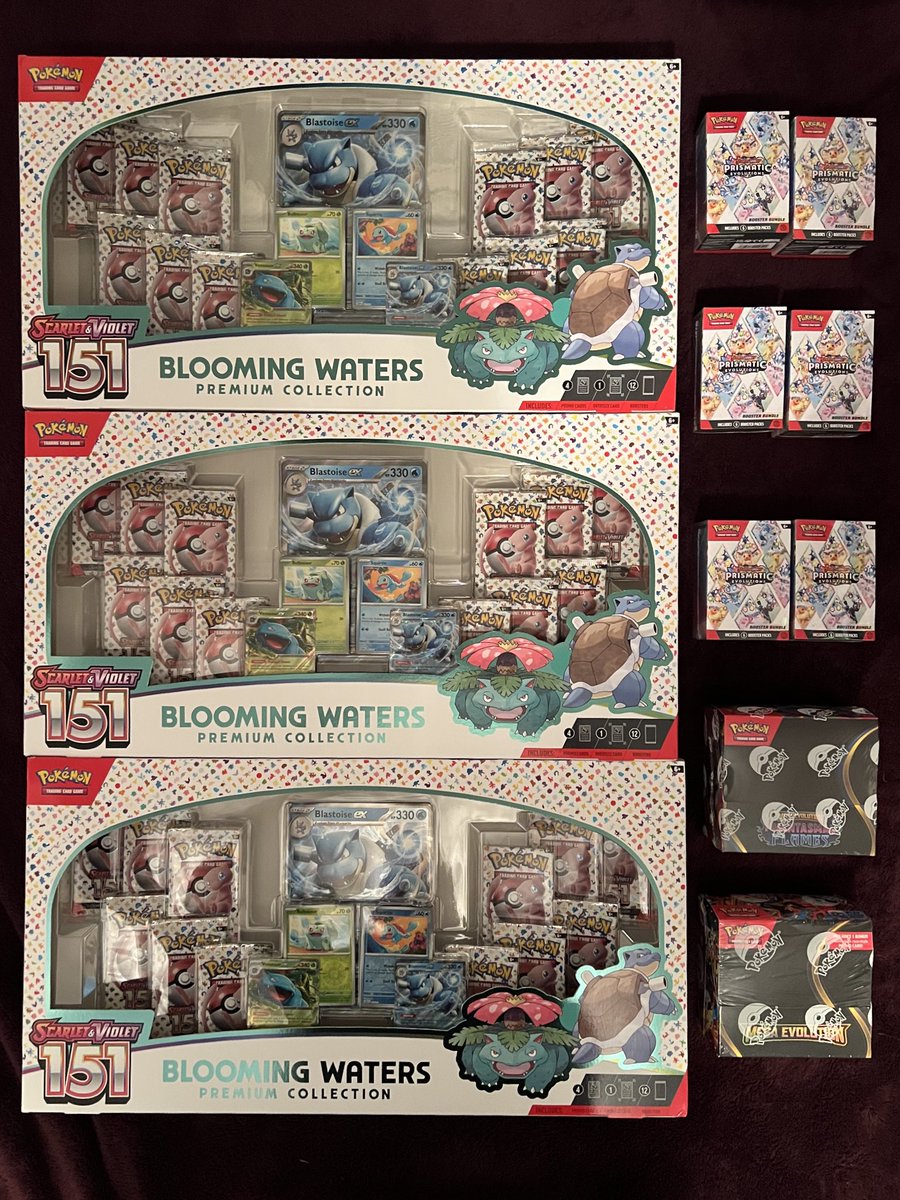 Packs for my birthday