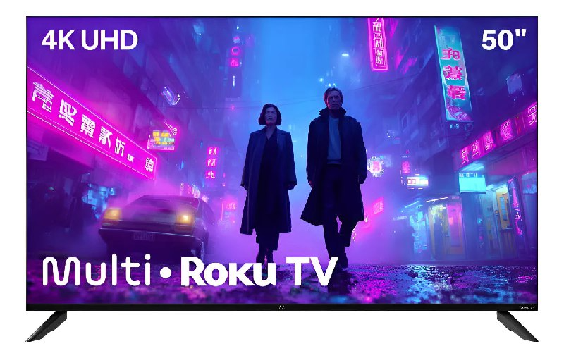Conectados_Ofts's tweet image. Smart Tv Dled 50" 4K Multi Roku 

- R$1399 em 18x sem juros
Cupom: CARRINHOCHEIO

mercadolivre.com/sec/1qf51Nj