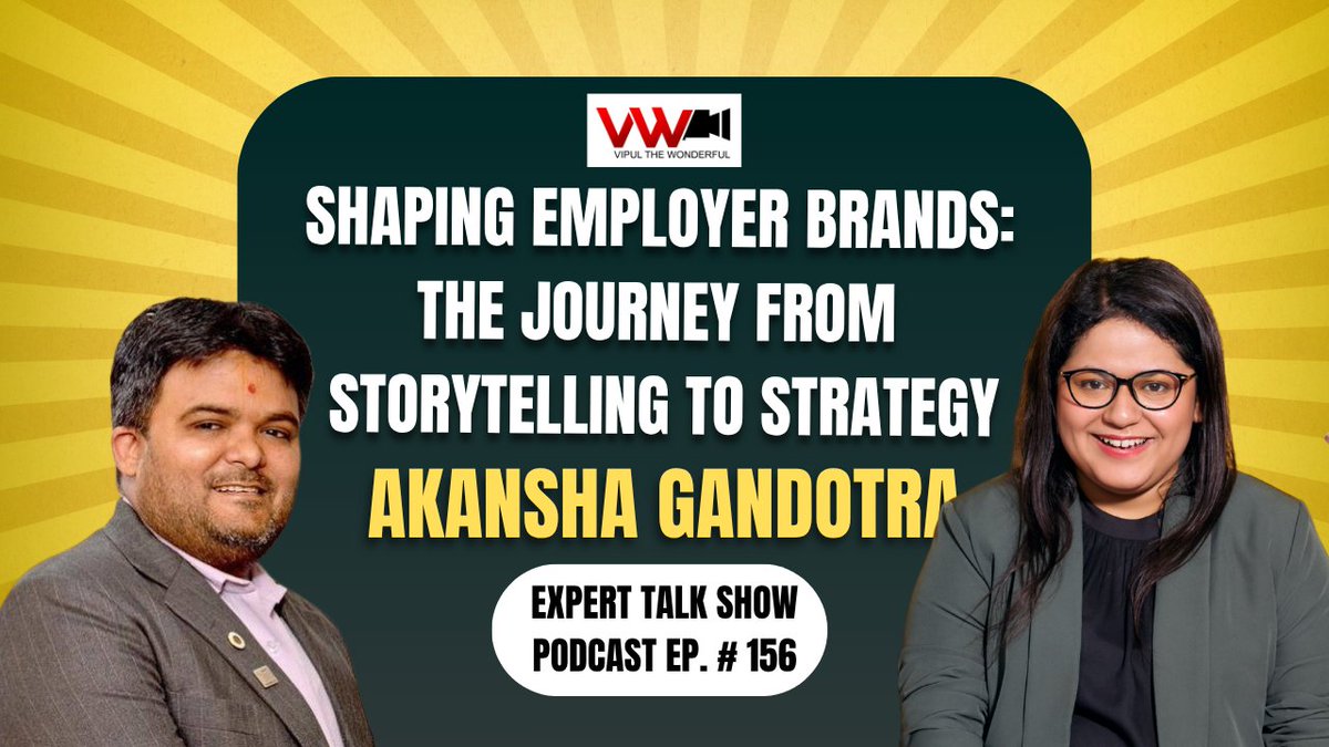 postaresume's tweet photo. Global employer branding strategies need a local touch. What resonates in India might not in Australia or the US. https://t.co/Clf8grJAhH
#EmployerBranding #RecruitmentMarketing #Podcast #vipulthewonderful #vipulmmali #vipulmali #postaresume #experttalkshow #careerguidance https://t.co/jFzJ67tH4F