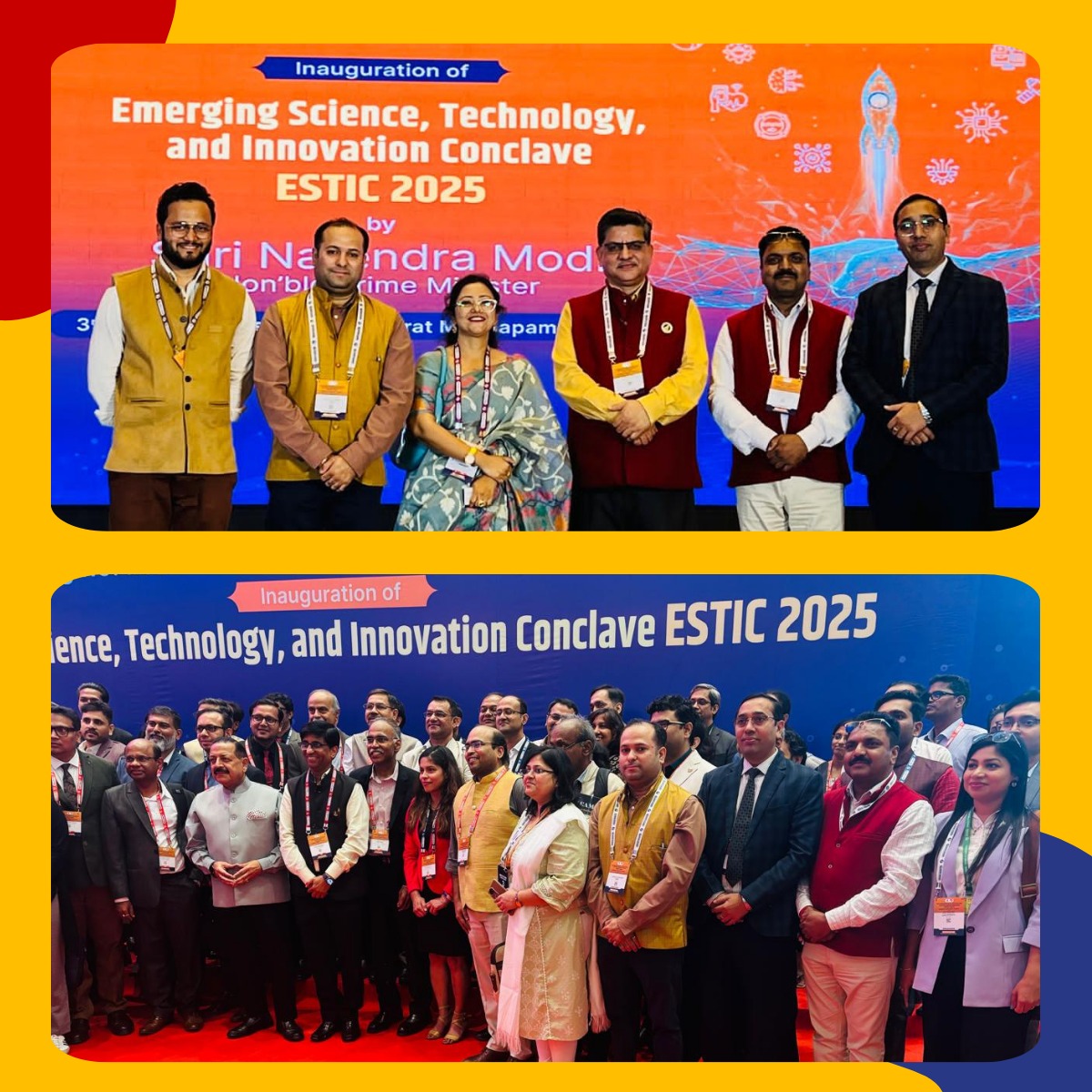 Team PSIT-SIF had the honor of joining ESTIC 2025, connecting with the ISRO Chairman and industry leaders inspiring India's startup landscape. This experience reinforces our commitment to innovation and entrepreneurship for a dynamic, new India. #ESTIC2025 #StartupIndia #PSITSIF