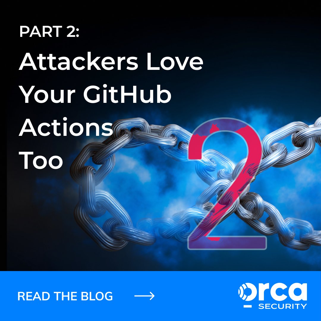 orcasec's tweet image. In Part 1, we revealed GitHub Actions risks. Part 2 shows how attackers exploited them.

We break down real attacks like the tj-actions compromise affecting 23,000+ repos, then share practical hardening techniques you can implement today.

Read Part 2 ↓
orca.security/resources/blog…
