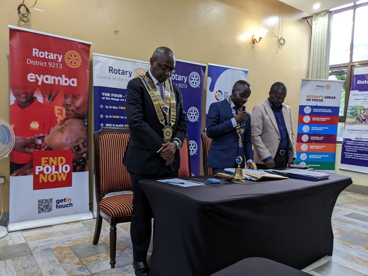 RotariseApp's tweet photo. Attending the DGs Visit at Rotary Jinja metro. https://t.co/ZN4GNXxJws