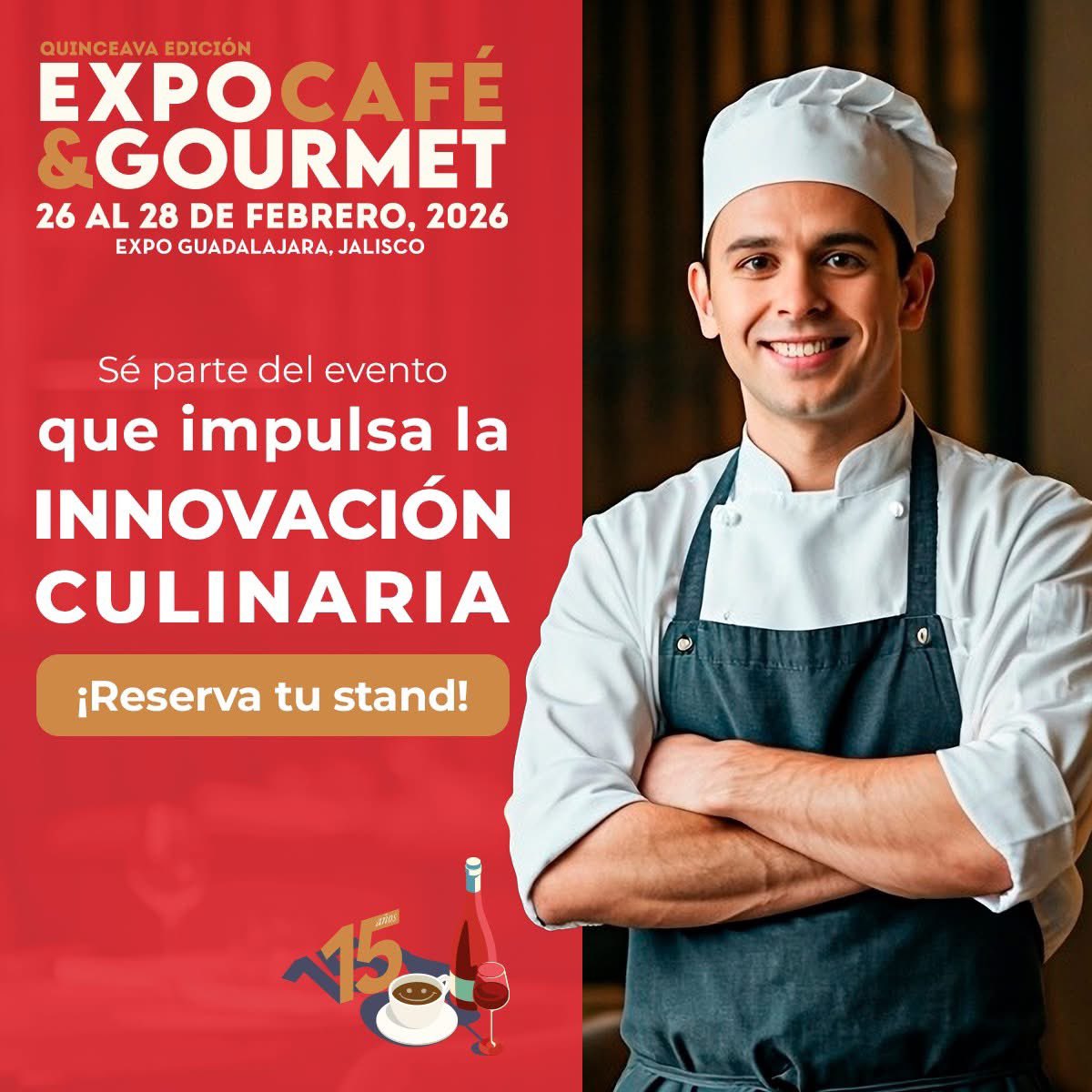 👨‍🍳Sé parte del evento que impulsa la innovación culinaria y conecta con los profesionales, chefs y marcas que están transformando el mundo gourmet. 

📅¡Reserva tu stand hoy!
cafeygourmet.com/como-ser-expos…