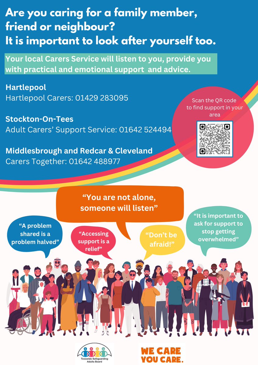 📢Today is Carer’s Rights Day and this year’s theme is Know your rights, use your rights.

💻Visit Carers UK to find out more about your rights carersuk.org/news-and-campa… contact your local carer services. Visit TSAB’s webpage for further details tsab.org.uk/key-informatio…