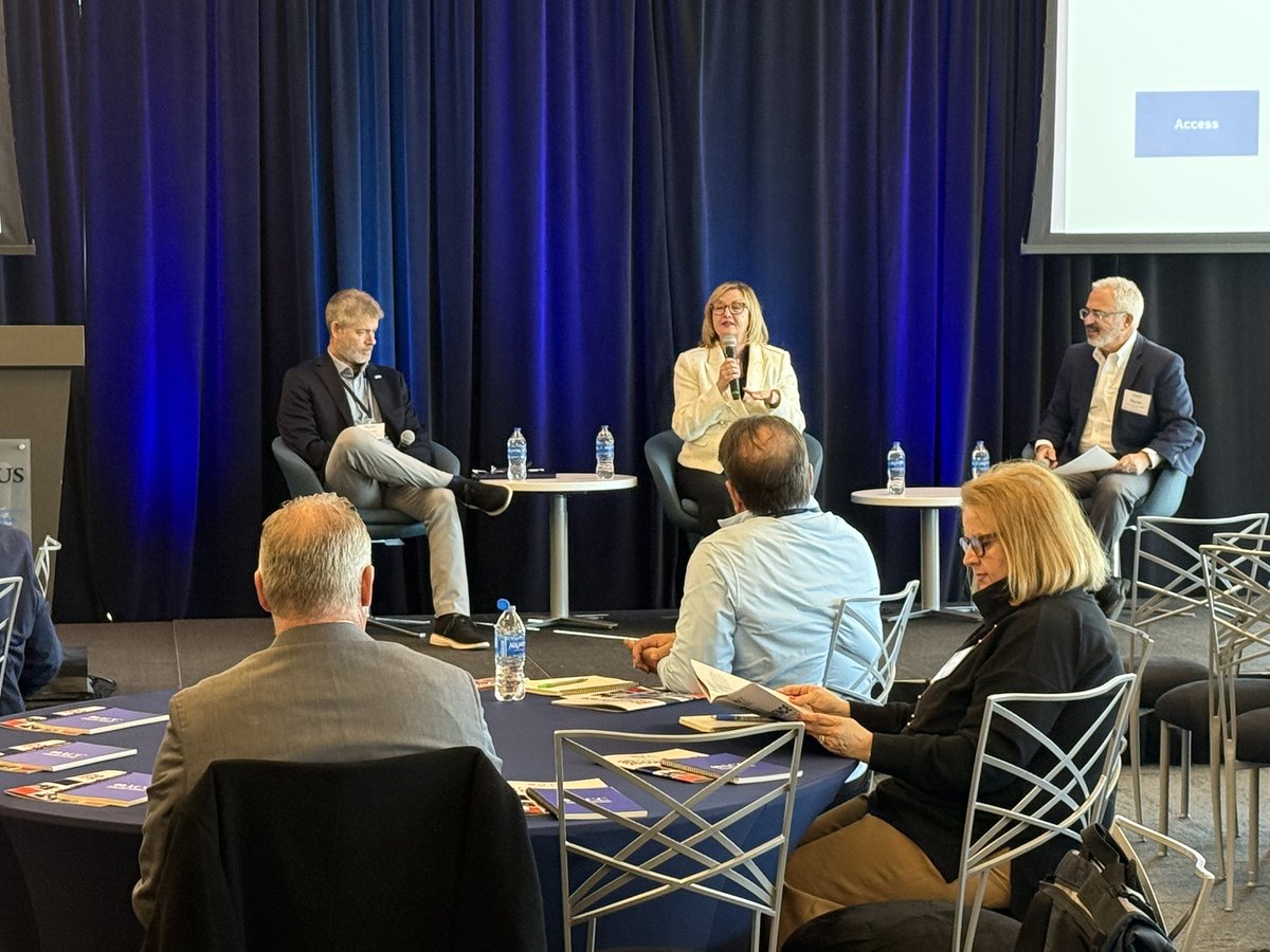 Thanks to President McCall from <a href="/MarionTech/">Marion Tech</a> and <a href="/PresBallinger/">Marcia Ballinger</a> from <a href="/lorainccc/">Lorainccc</a> for sharing how they’re embracing the <a href="/AspenInstitute/">The Aspen Institute</a>’s Community College 3.0 mindset on their campuses. Key takeaway: Talent &amp; Mobility are the goals!