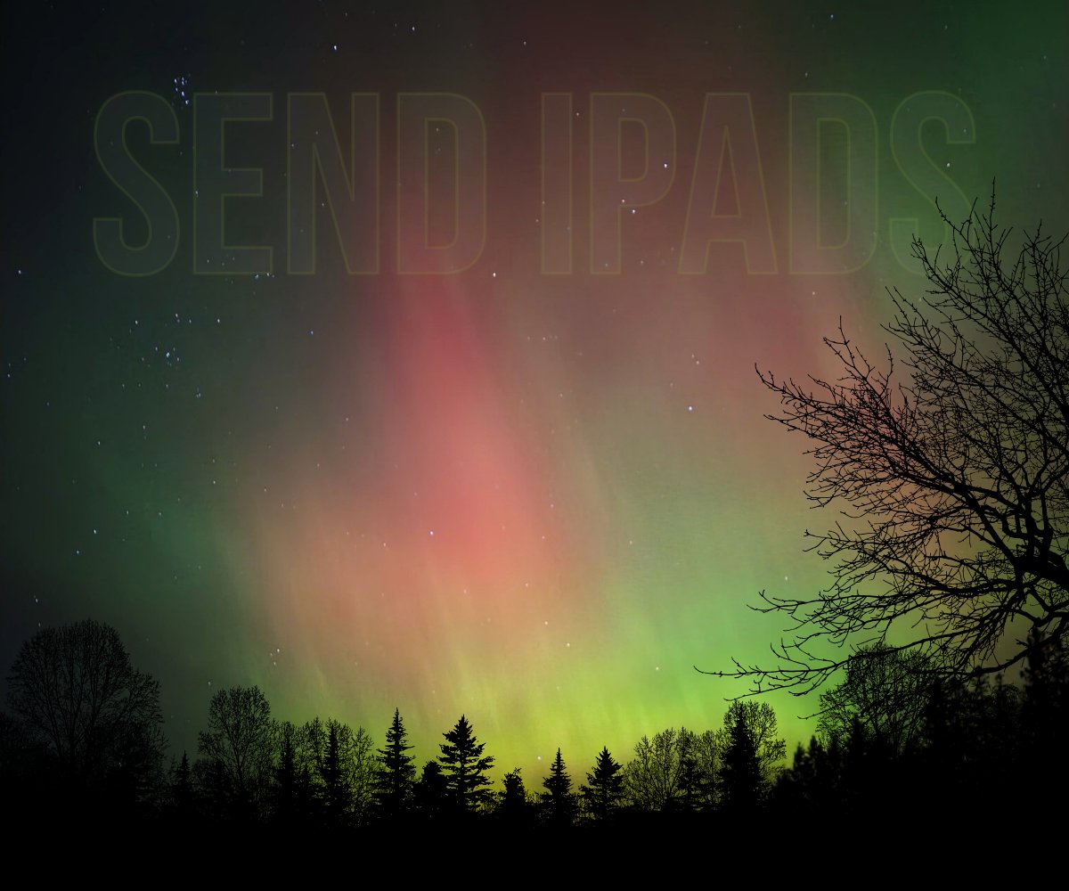 Tech_Defenders_'s tweet photo. Did y’all catch the Northern Lights last night? Unreal visuals — swear I saw a message in there somewhere. https://t.co/Jq2RYgTOkP