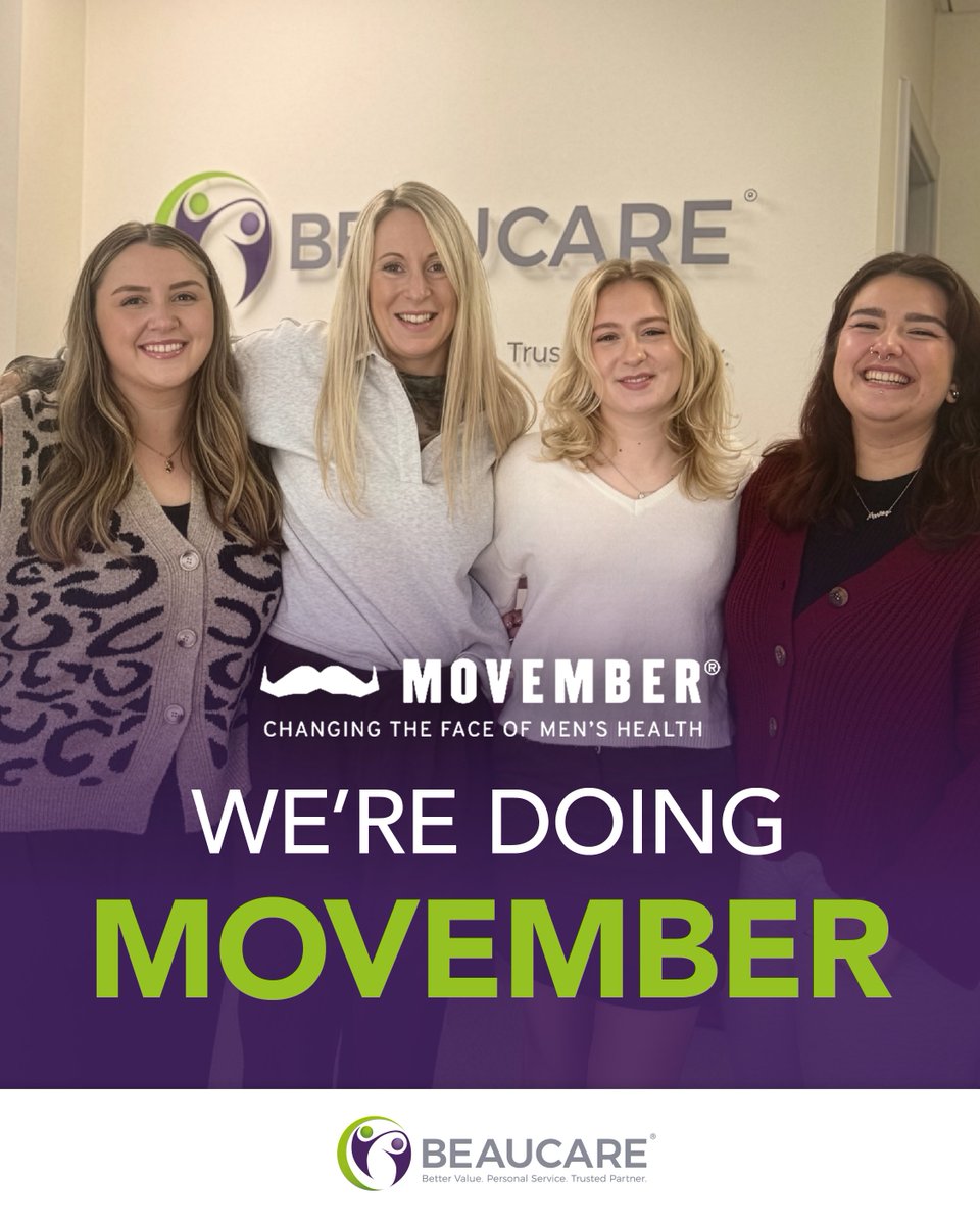 BeaucareMedical's tweet image. It&apos;s not just the guys taking part this Movember...

Becca, Sinead, Alice and Maisy are also working hard to raise awareness for men&apos;s mental health.

If you want to learn more, you can view our team progress here:
bit.ly/43prYfd

#movember #beaucare #teamchallenge