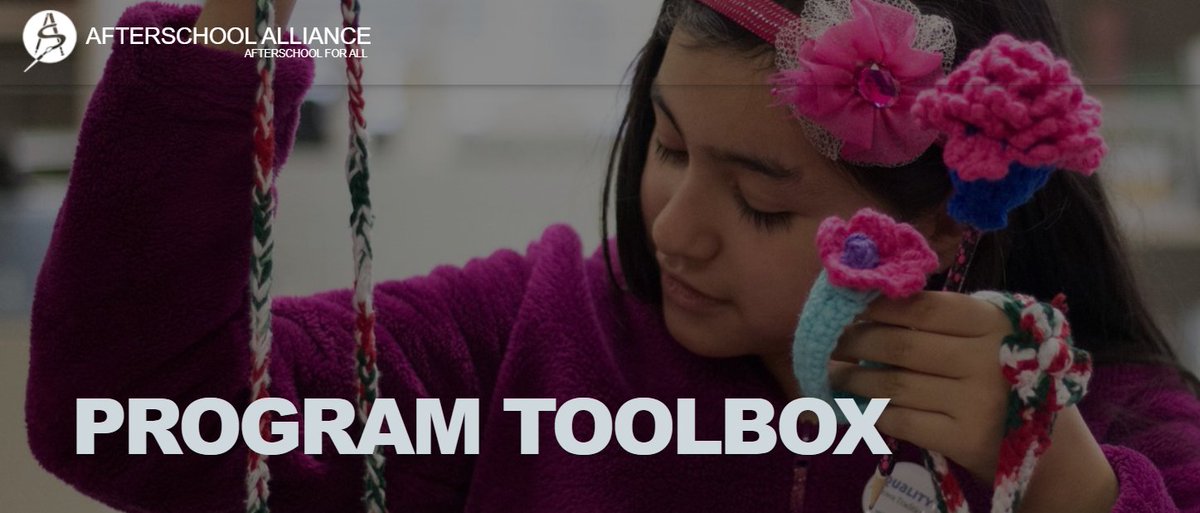 No matter if your program is new, established, or expanding, <a href="/afterschool4all/">Afterschool Alliance</a> offers the tools, guides, and research you need to strengthen afterschool in your community. Explore the Program Toolbox: toolkit.afterschoolalliance.org.