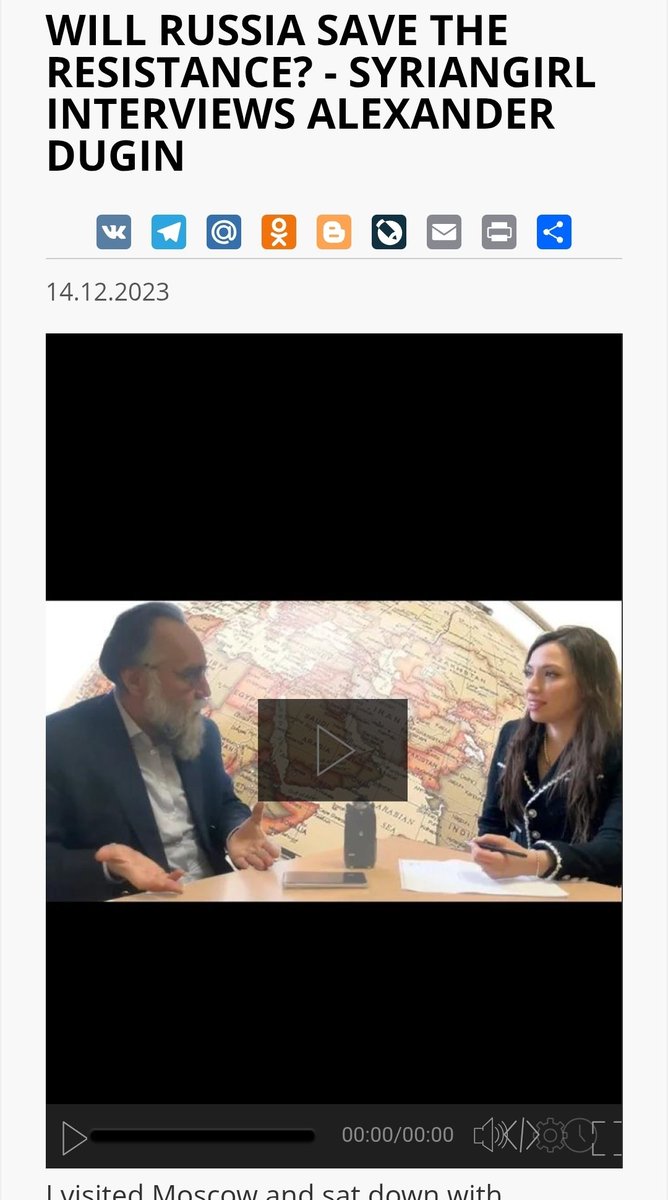 jonnysocialism's tweet photo. Here is Dr Rahmeh's newest ally interviewing her mentor- zionist neo-fascist Aleksandr Dugin. Dugin co-founded his Eurasianist Movement with Kahanist Avigdor Eskin. Eskin then moved to Israel where he worked to push for Greater Israel with fellow Eurasianist Itamar Ben-Gvir. https://t.co/z4wieBZDcN