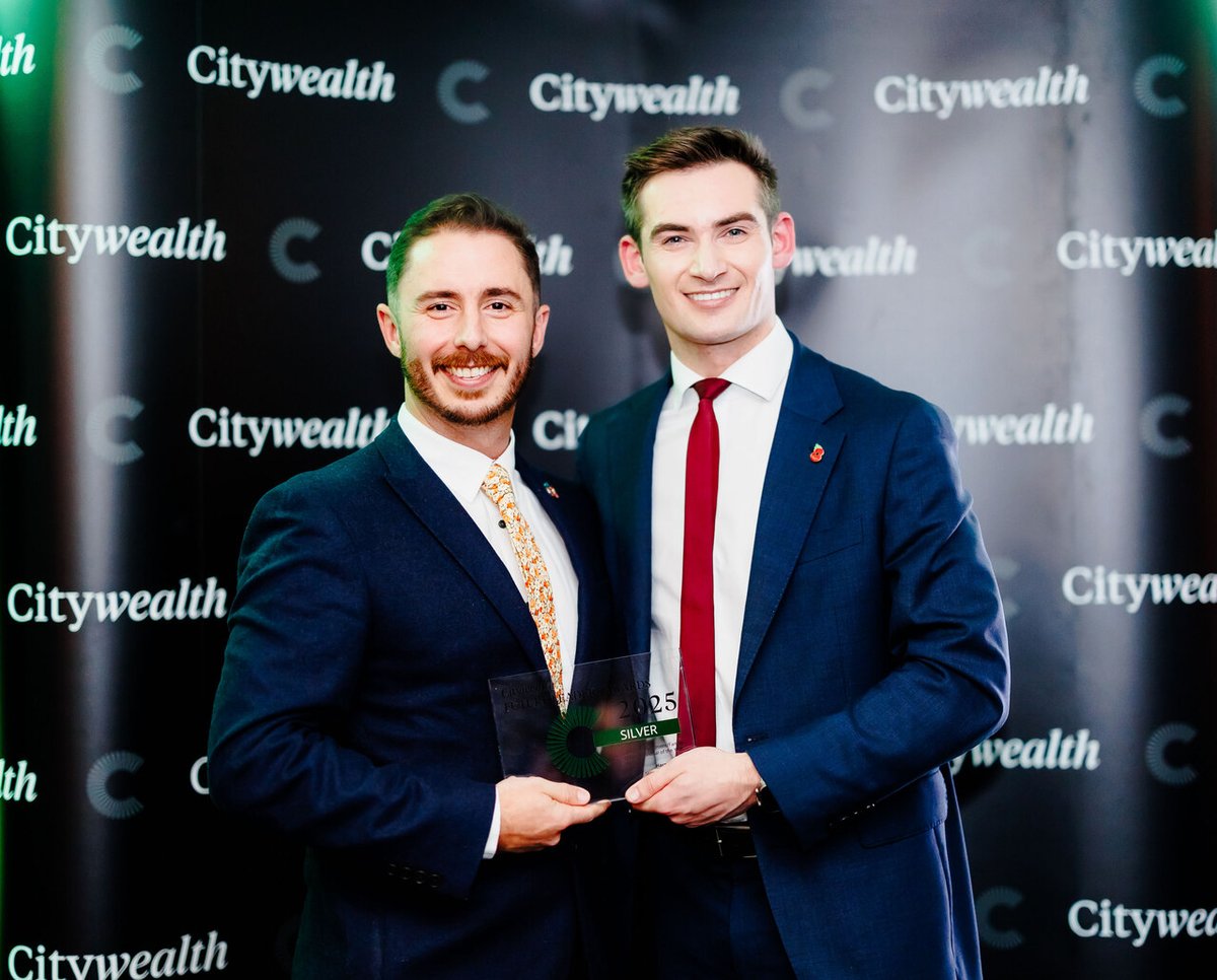 SF_FamilyOffice's tweet image. We are pleased to announce that Harry Sutton, Client Relationship Manager at our Jersey office, received the silver award for the ‘Private Investment/Family Office Individual of the Year at the 2025 Citywealth Future Leaders Awards. 

#jersey #familyoffice #impact