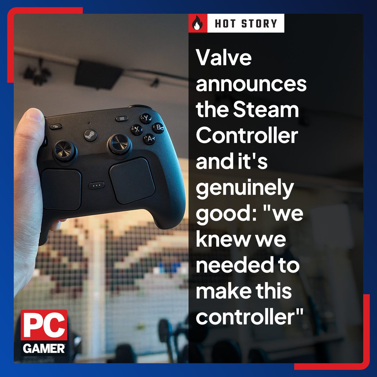 pcgamer's tweet image. We got the GabeCube, what're we calling this?

pcgamer.com/hardware/contr…

#pcgamer #pcgaming #steamcontroller