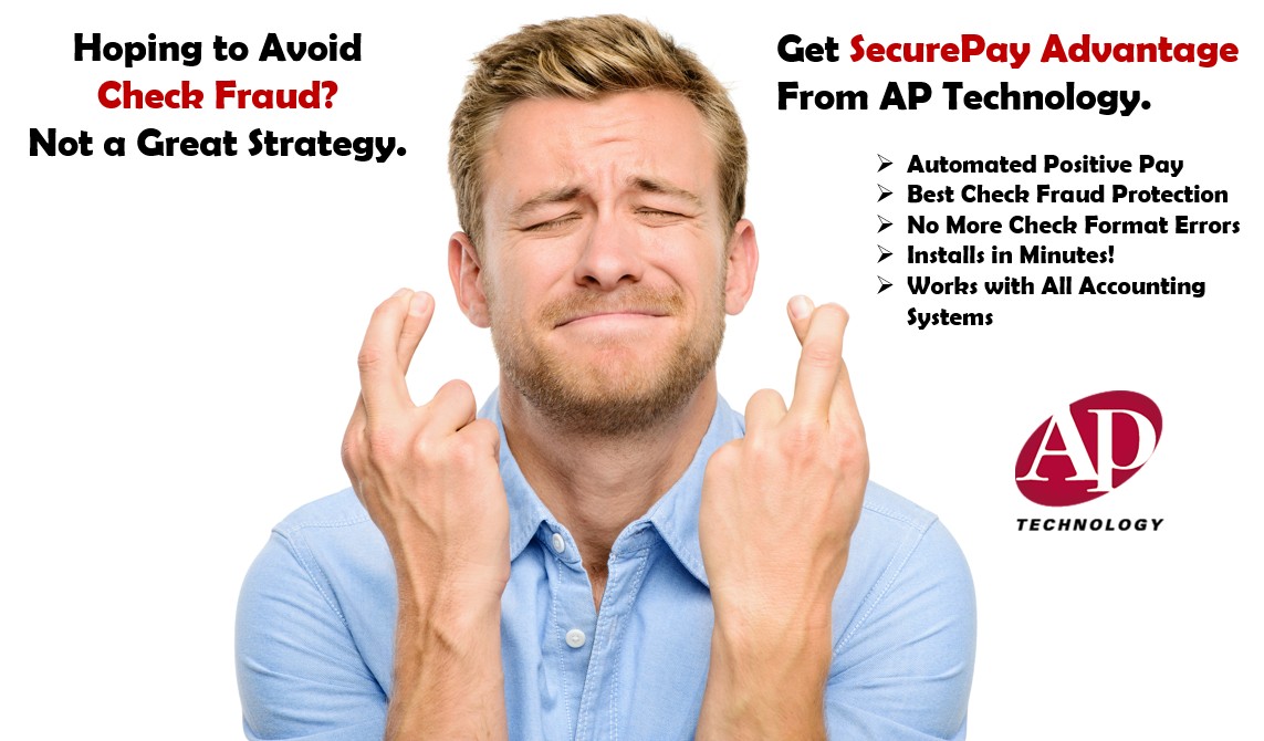 APTpay's tweet image. #SecurePay is automated Positive Pay fraud protection for your #check payments. Installs in minutes and works with all accounting systems. No more check format errors. Recommended by banks and brought to you by #APTechnology. Ask for a demo. aptechnology.com/positive-pay.h…
