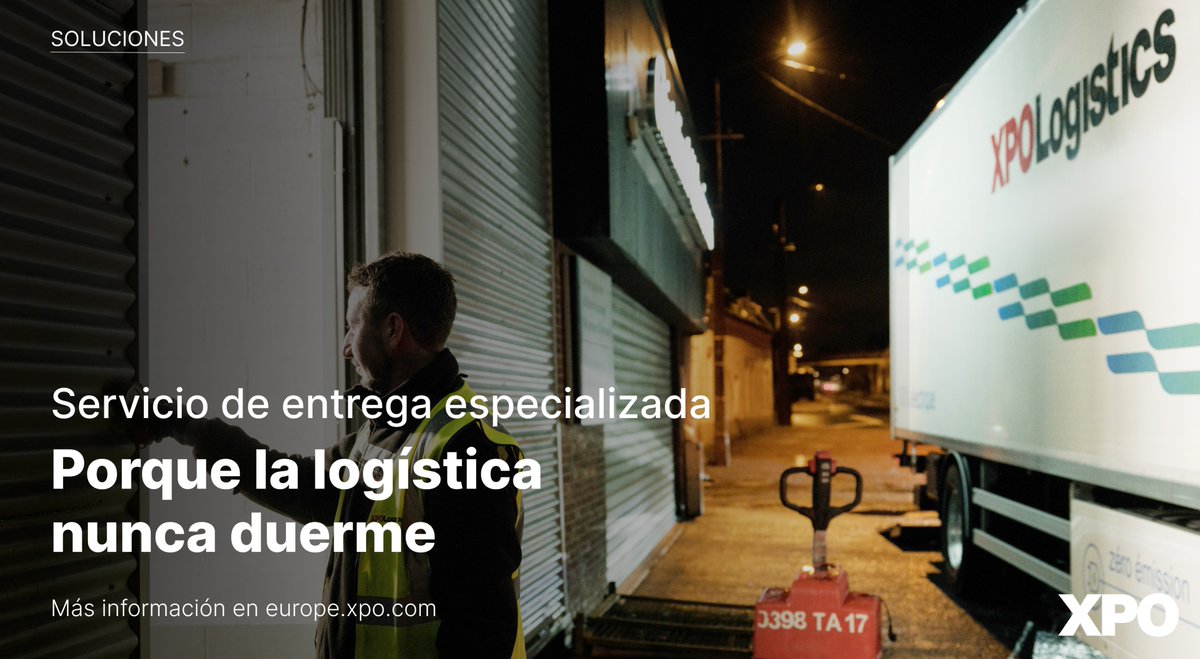 ⏰ Si tus operaciones no pueden detenerse, trabaja con un proveedor logístico que nunca lo haga. En XPO Logistics mantenemos tu cadena de suministro en movimiento 24/7, con entregas seguras, coordinadas y sin interrupciones. 

La logística del futuro no espera… se anticipa. 🚚