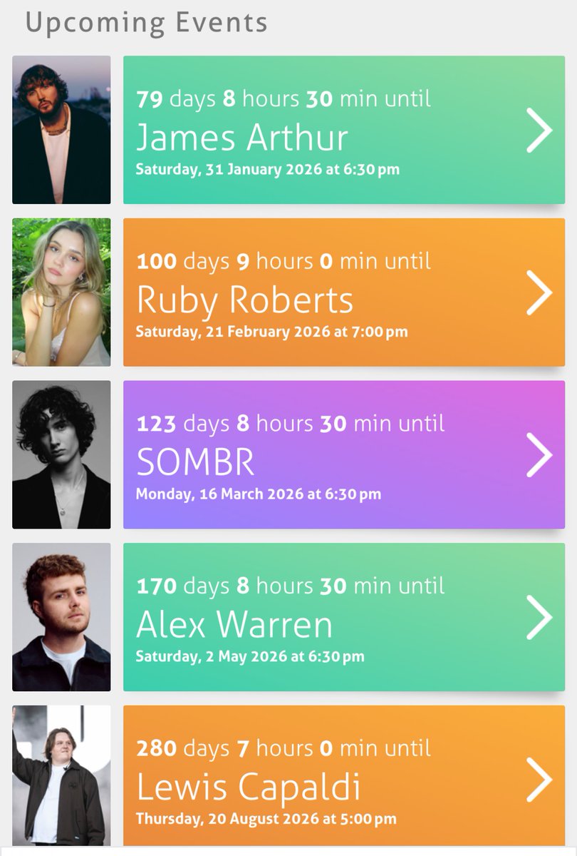 wegotproblemss's tweet image. 2026 concert lineup is looking kind of full for someone who “would never go to a concert unless it’s Anne-Marie” 🙃