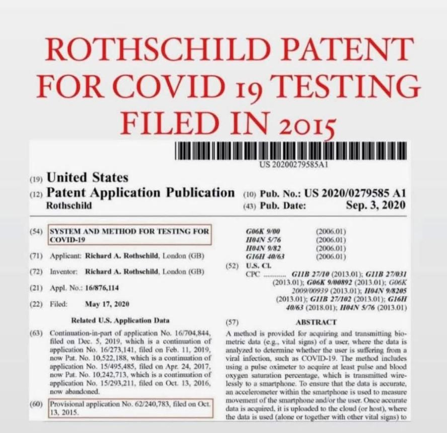 How does someone file a patent for COVID-19 testing years before the world ever heard of COVID-19?

How do you prepare the method for identifying a virus that “didn’t exist” until 2020?

At what point do coincidences cross the line into evidence?

For those who still believe this