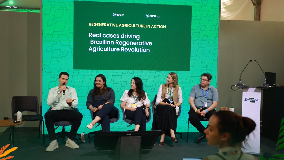 At #COP30, <a href="/OCPGroup/">OCP Group</a>  &amp; OCP Brazil brought partners together to highlight how carbon farming and innovation can regenerate soils, boost productivity and build farmer resilience. 🌱

#CarbonFarming #Sustainability #SoilHealth